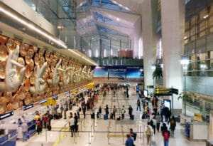 delhi airport terminal 3 img 01 Innovative Sustainable Interior Design for Public Buildings in India: Post- Year 2000